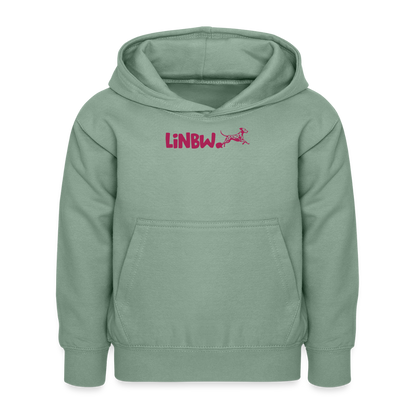 LiNBW. Kinder Hoodie Life is not just black and white - Graugrün