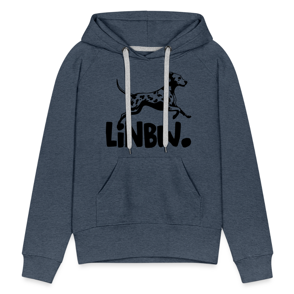 LiNBW. Frauen Hoodie - Jeansblau