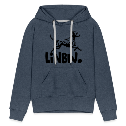 LiNBW. Frauen Hoodie - Jeansblau