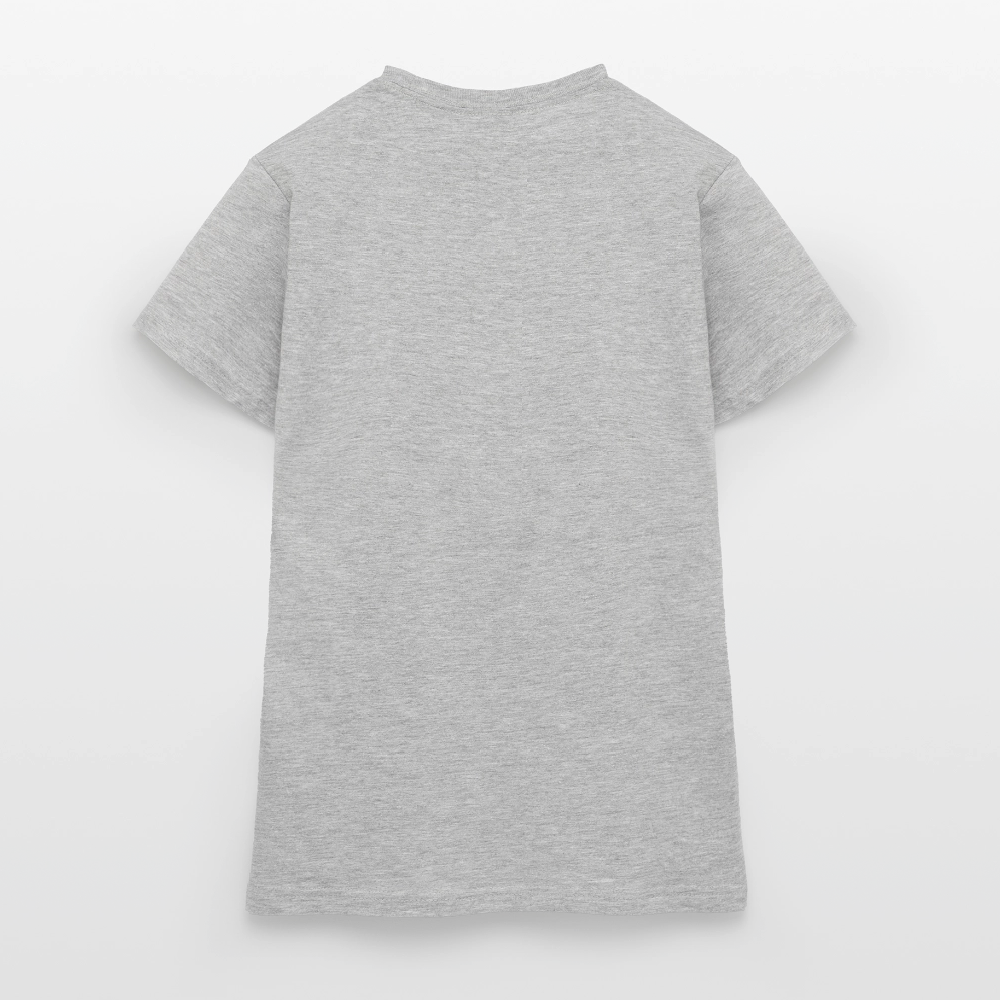 LiNBW. Frauen T-Shirt Schnurren ist mein Soundtrack - Grau meliert