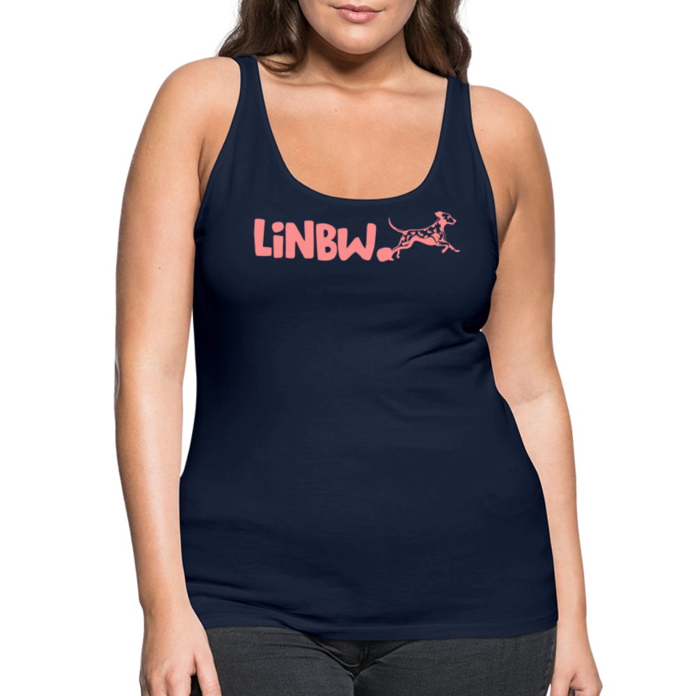 LiNBW. Frauen Tank-Top Life is not just black and white - Navy