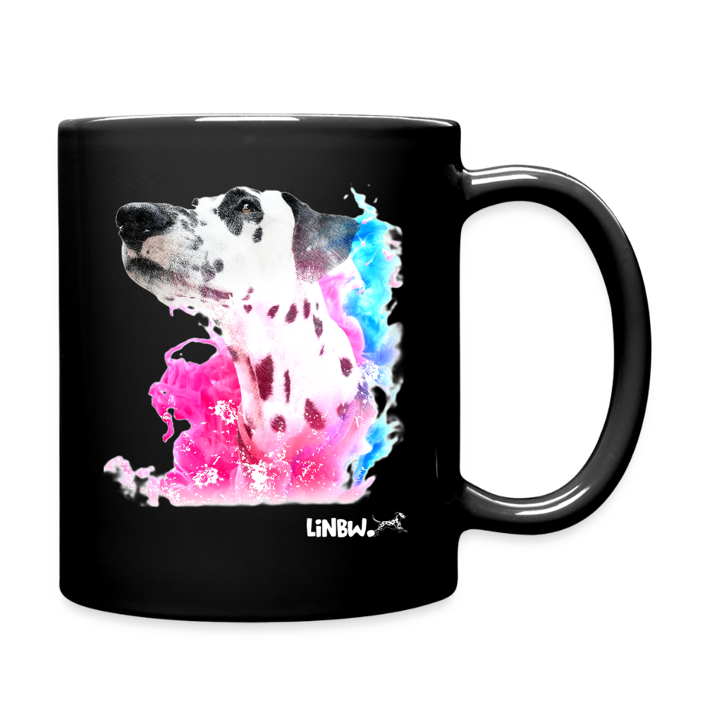 LiNBW. Keramiktasse Dalmatiner Life is not just black and white - Schwarz