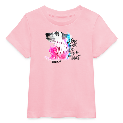 LiNBW. Baby T-Shirt Dalmatiner Life is not just black and white - Hellrosa