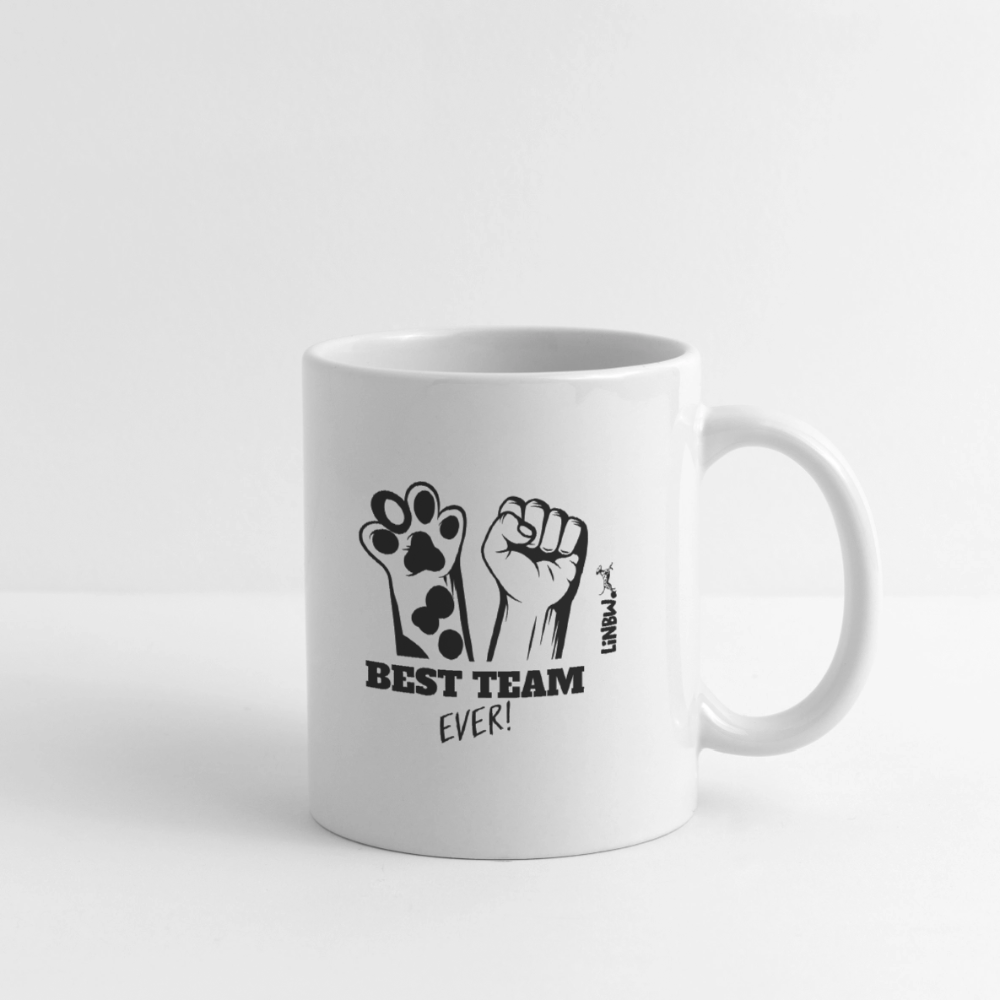 LiNBW. Keramiktasse Best Team Ever - Weiß