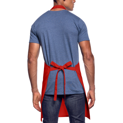 Kochschürze „Let’s Rock“ – Für Dalmatiner-Fans mit Rhythmus im Blut - Rot