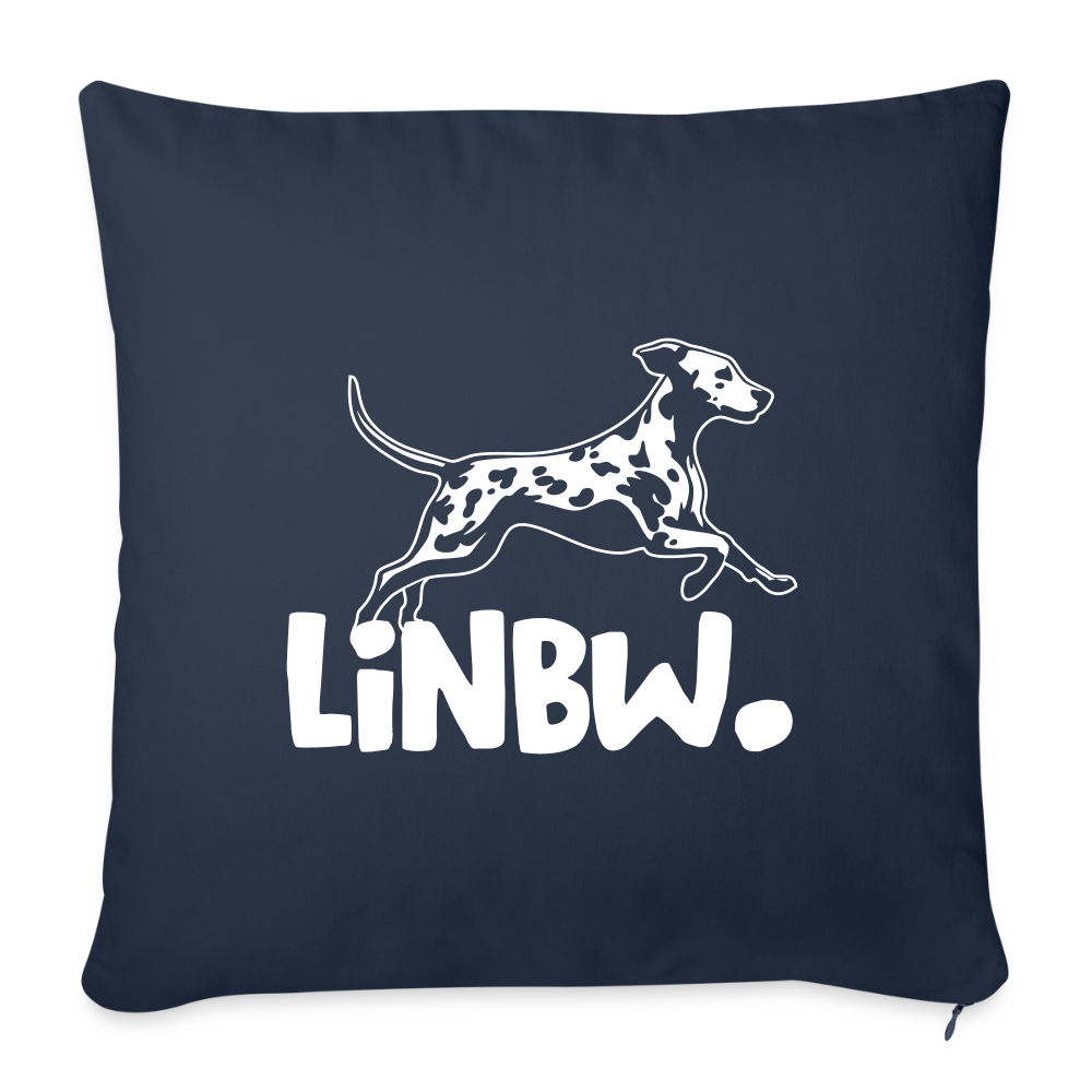 LiNBW. Kissen mit Füllung 45 x 45 cm - Navy