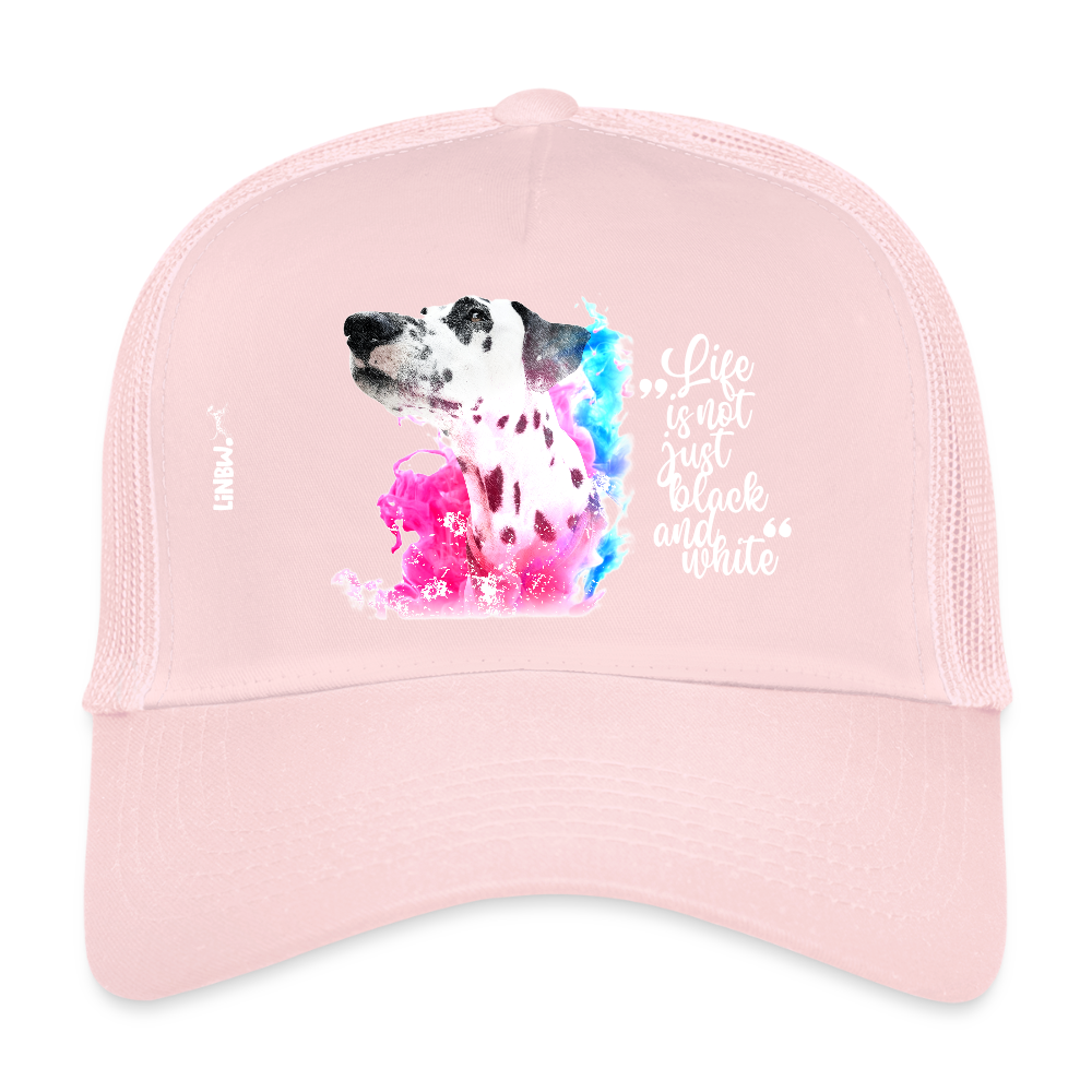 LiNBW. Cap Dalmatiner Life is not just black and white - Hellrosa