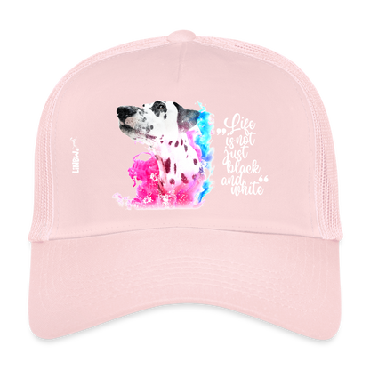 LiNBW. Cap Dalmatiner Life is not just black and white - Hellrosa