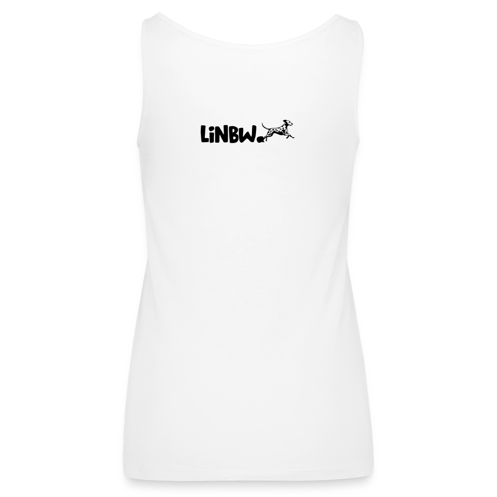 LiNBW. Frauen Tank-Top Dalmatiner Life is not just black and white - Weiß