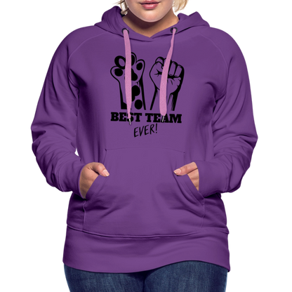 LiNBW.  Frauen Hoodie Best Team Ever - Purple