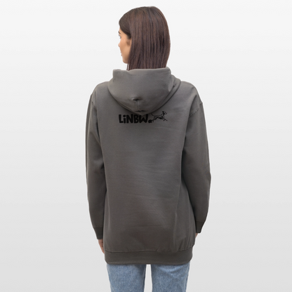 LiNBW. Männer & Frauen Hoodie Life is not just black and white - Dunkelgrau