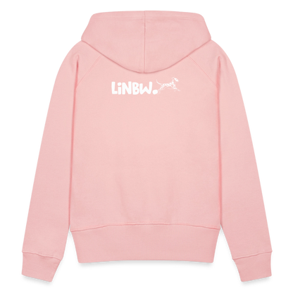 LiNBW. Frauen Hoodie Life is not just black and white - Kristallrosa