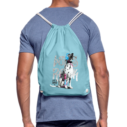 LiNBW. Turnbeutel Dalmatiner Let´s Rock - Aqua