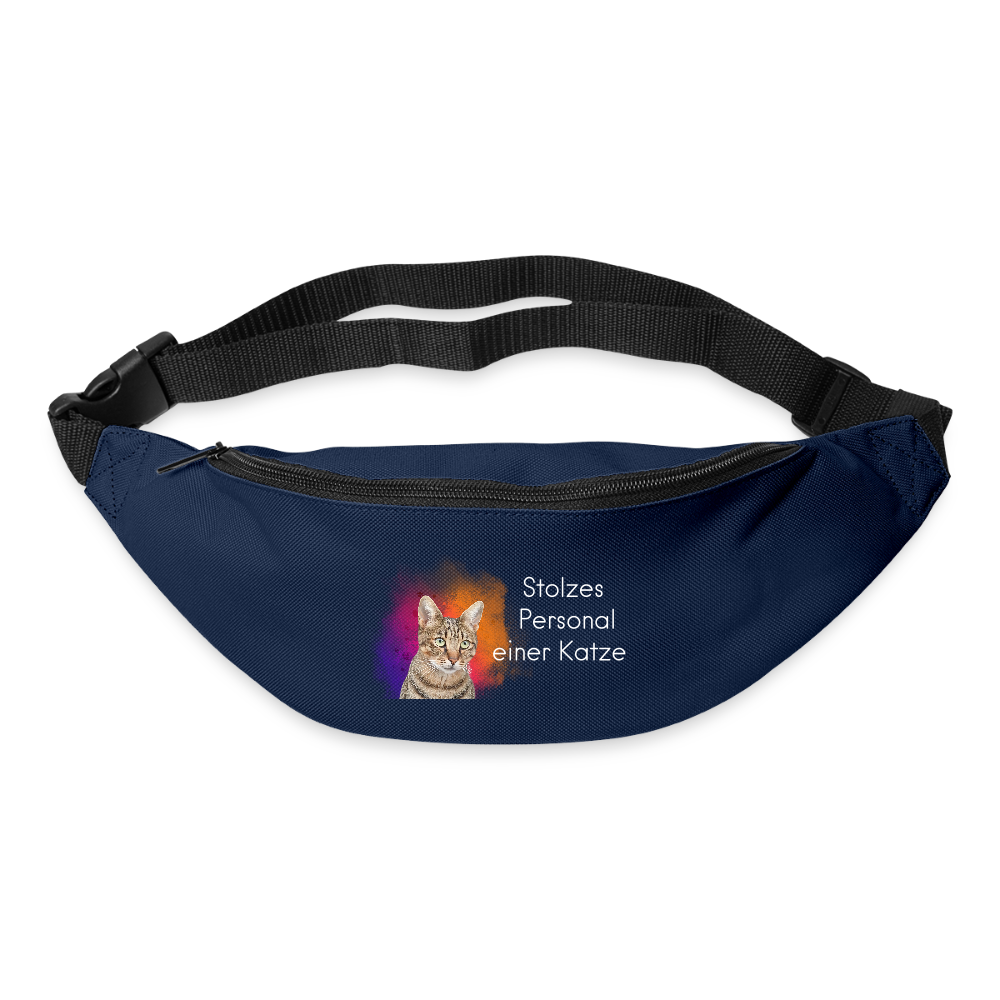 LiNBW. Gürteltasche Stolzes Personal einer Katze - Navy