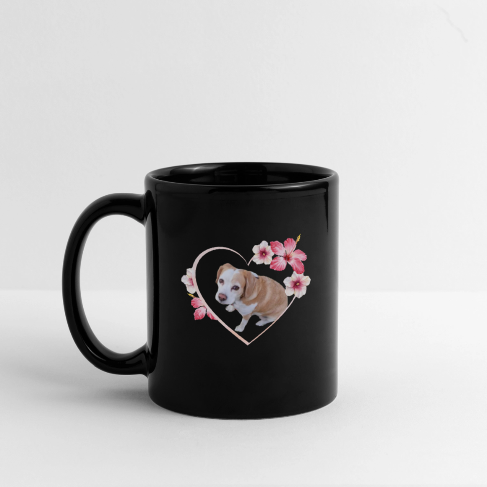LiNBW. Keramiktasse Luna Dog Mom - Schwarz