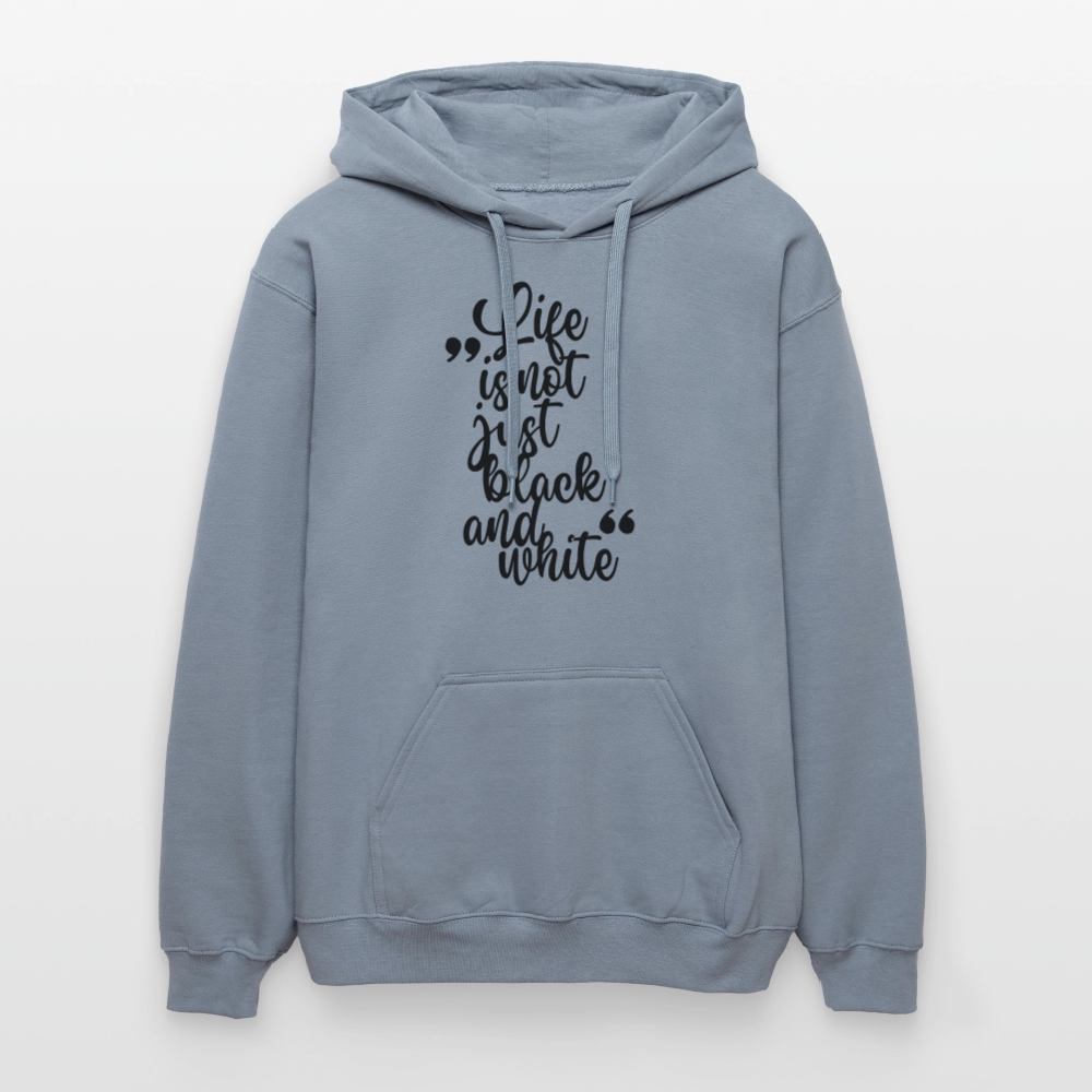 LiNBW. Männer & Frauen Hoodie Life is not just black and white - Blau