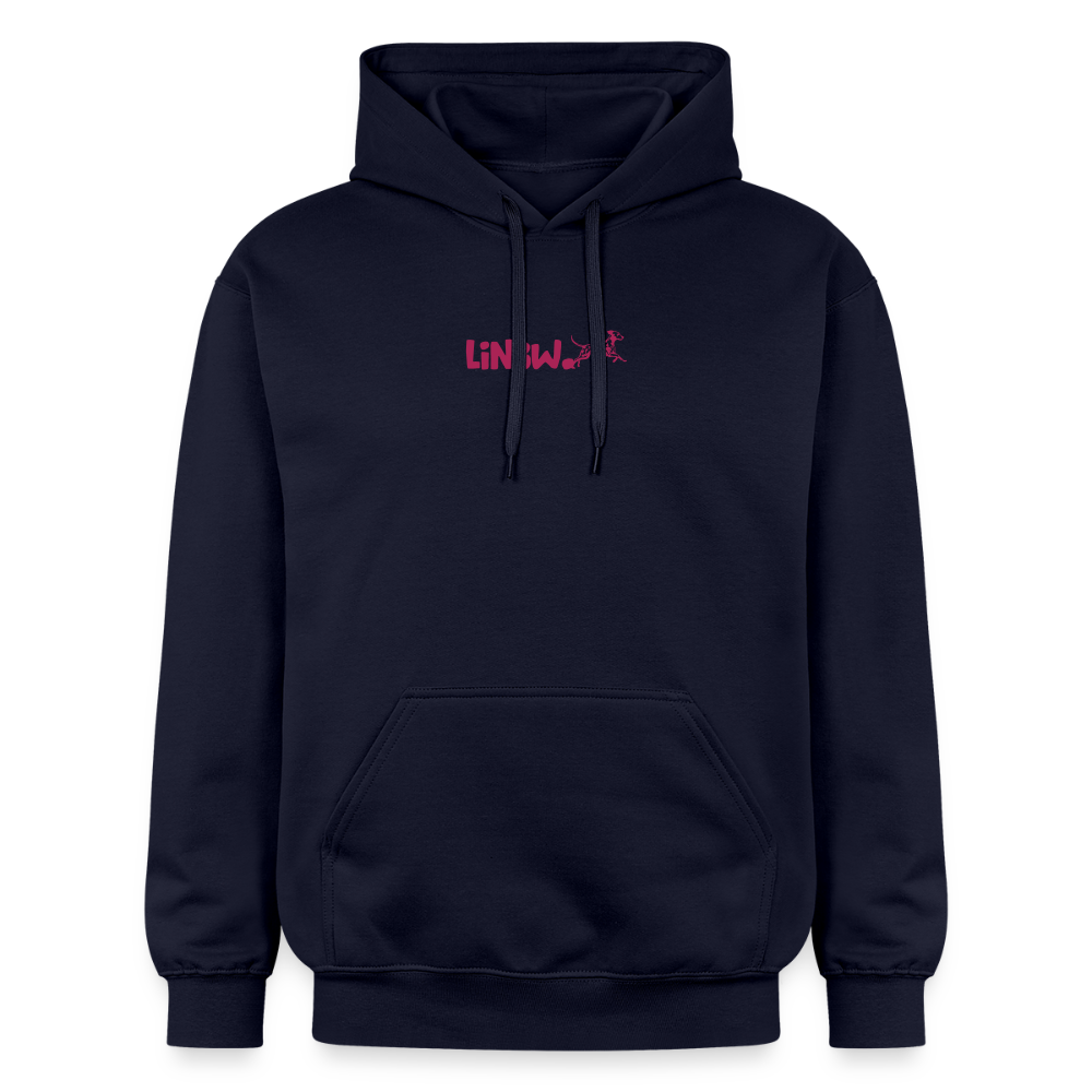 LiNBW. Männer & Frauen Hoodie Life is not just black and white - Navy