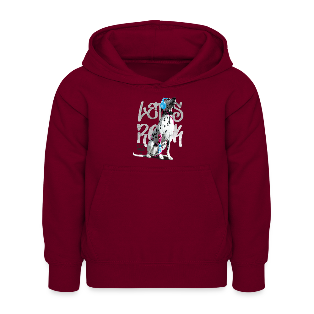 LiNBW. Kinder Hoodie Dalmatiner Let's Rock - Bordeaux