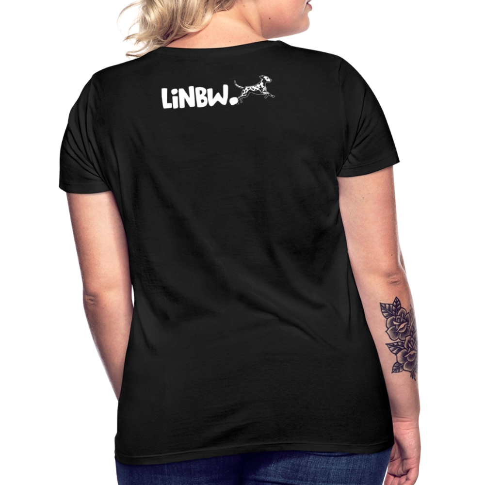 LiNBW. Frauen T-Shirt Life is not just black and white - Schwarz