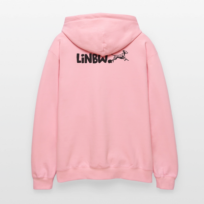 LiNBW. Männer & Frauen Hoodie Life is not just black and white - Hellrosa