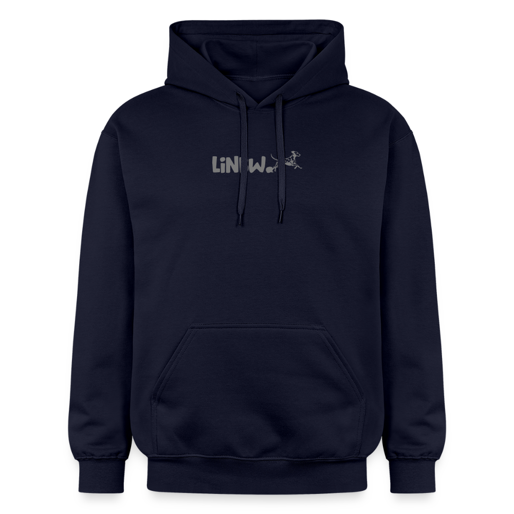 LiNBW. Männer & Frauen Hoodie Life is not just black and white - Navy