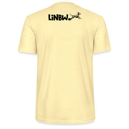 LiNBW. Männer T-Shirt Life is not just black and white - Creme