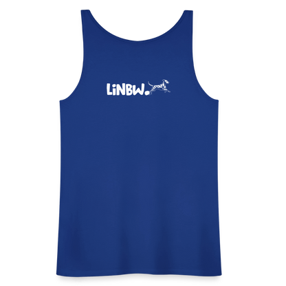 LiNBW. Frauen Tank-Top Life is not just black and white - Königsblau