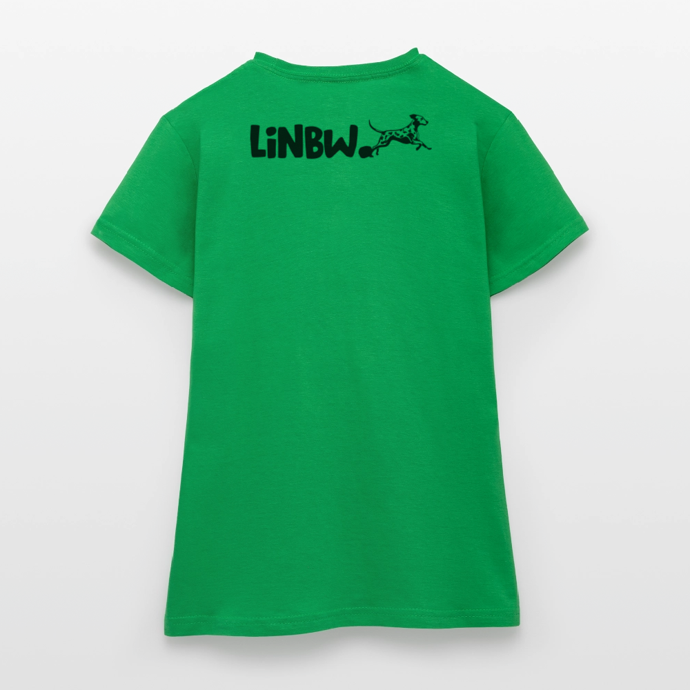 LiNBW. Frauen T-Shirt Life is not just black and white - Kelly Green