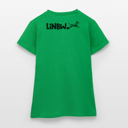 LiNBW. Frauen T-Shirt Life is not just black and white - Kelly Green