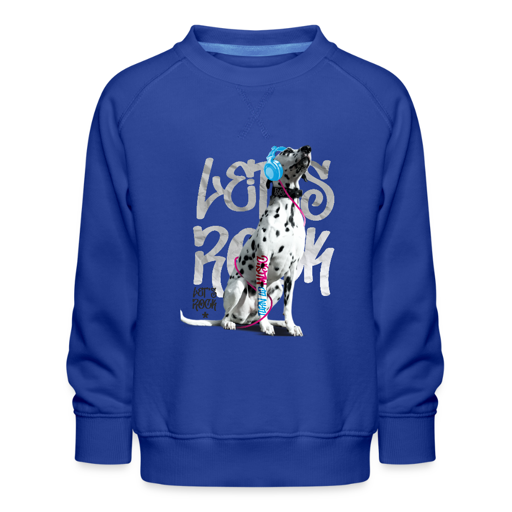 LiNBW. Kinder Pullover Dalmatiner Let´s Rock - Royalblau