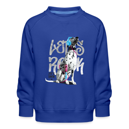 LiNBW. Kinder Pullover Dalmatiner Let´s Rock - Royalblau