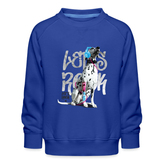 LiNBW. Kinder Pullover Dalmatiner Let´s Rock - Royalblau