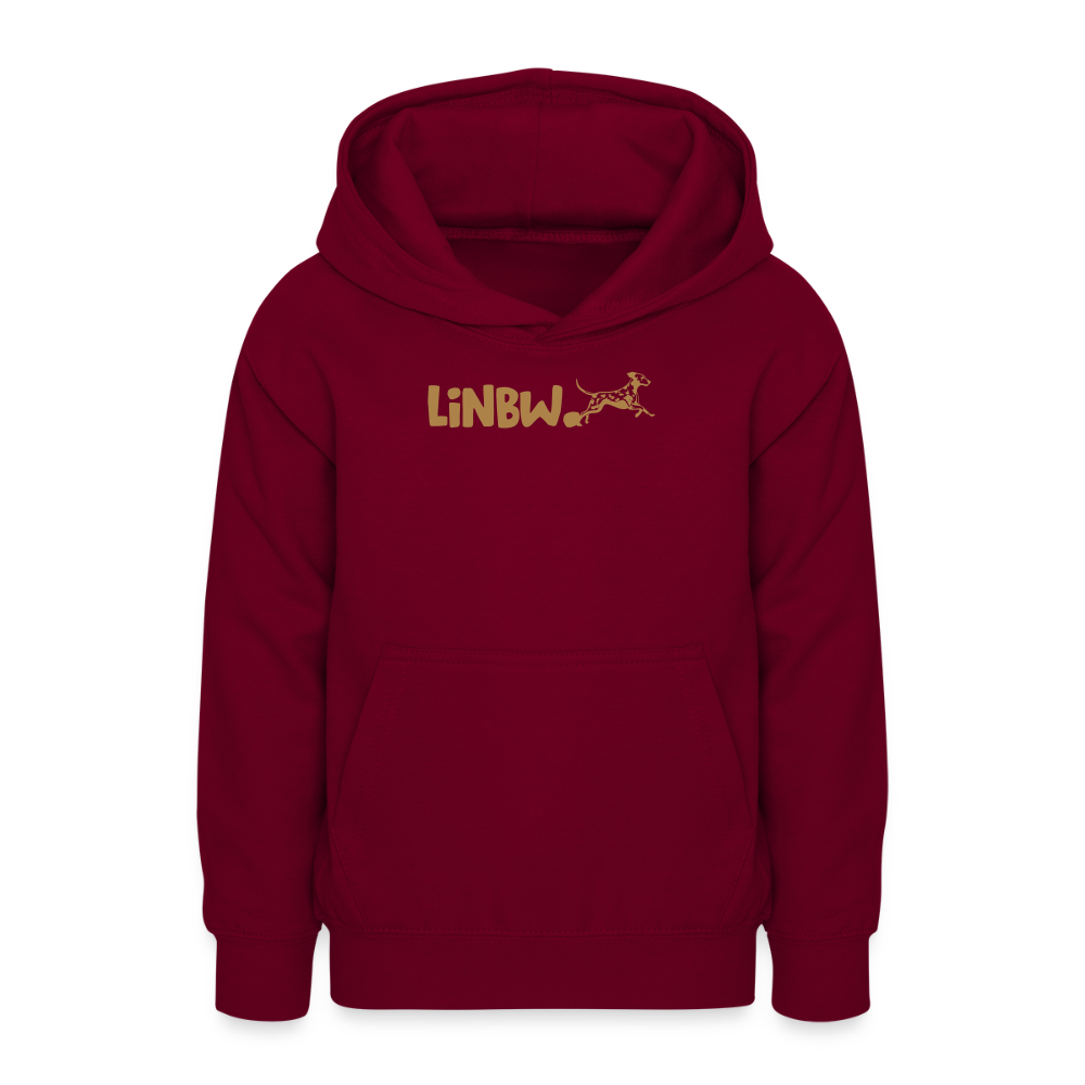 LiNBW. Teenager Hoodie Life is not just black and white - Bordeaux
