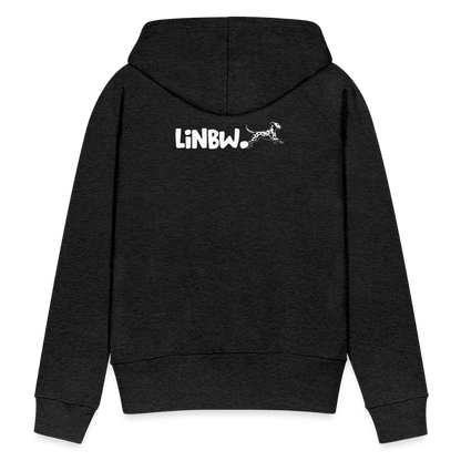 LiNBW. Frauen Hoodie Life is not just black and white - Anthrazit