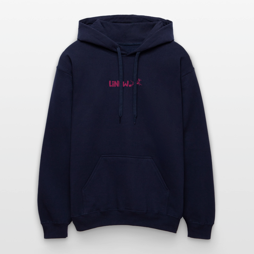 LiNBW. Männer & Frauen Hoodie Life is not just black and white - Navy
