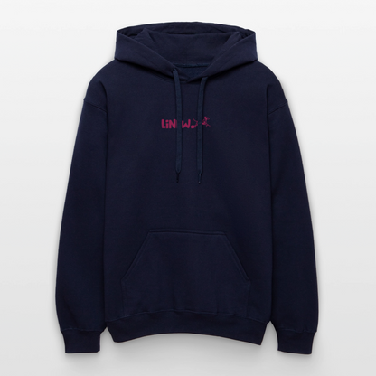 LiNBW. Männer & Frauen Hoodie Life is not just black and white - Navy