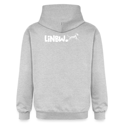 LiNBW. Männer & Frauen Hoodie Life is not just black and white - Hellgrau meliert