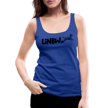 LiNBW. Frauen Tank-Top Life is not just black and white - Königsblau