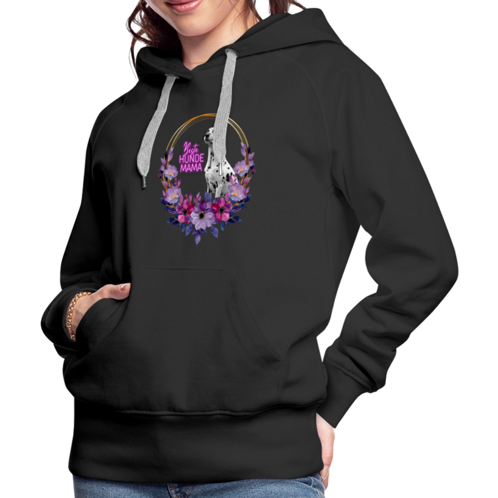 LiNBW. Frauen Hoodie Beste Hundemama - Schwarz