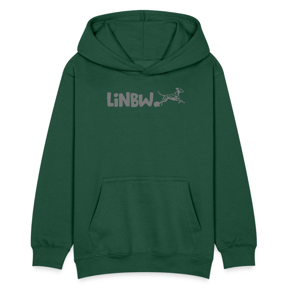 LiNBW. Teenager Hoodie Life is not just black and white - Flaschengrün