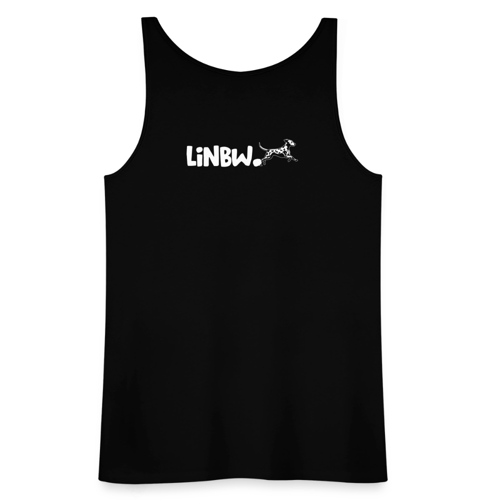 LiNBW. Frauen Tank-Top Life is not just black and white - Schwarz