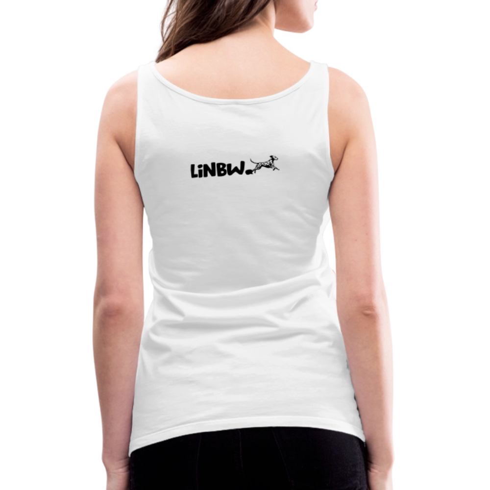LiNBW. Frauen Tank-Top Dalmatiner Life is not just black and white - Weiß