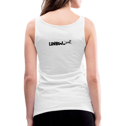 LiNBW. Frauen Tank-Top Dalmatiner Life is not just black and white - Weiß