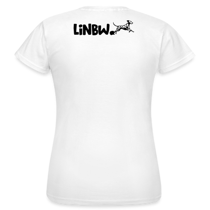 LiNBW. Frauen T-Shirt Life is not just black and white - Weiß