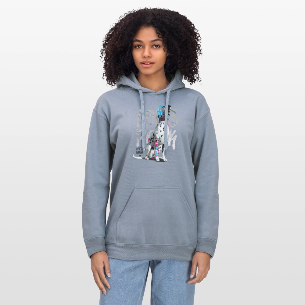 LiNBW. Männer & Frauen Hoodie Dalmatiner Let's Rock - Blau