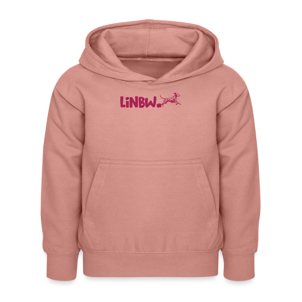 LiNBW. Kinder Hoodie Life is not just black and white - Altrosa