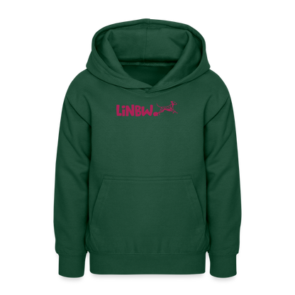 LiNBW. Teenager Hoodie Life is not just black and white - Flaschengrün