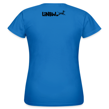 LiNBW. Frauen T-Shirt Dalmatiner Life is not just black and white - Royalblau