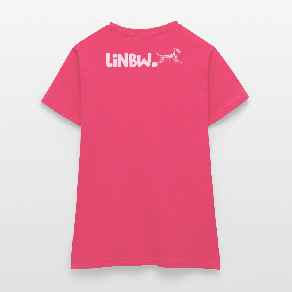 LiNBW. Frauen T-Shirt Dalmatiner Life is not just black and white - Azalea