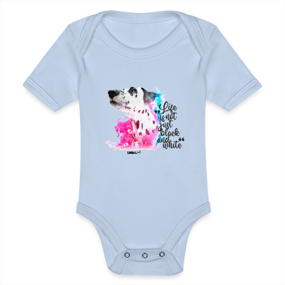 LiNBW. Body Kurzarm Dalmatiner Life is not just black and white - Sky